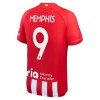 Maillot de Supporter Atlético Madrid Memphis 9 Domicile 2023-24 Pour Enfant